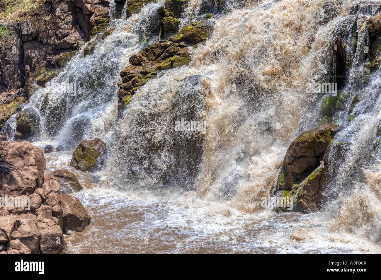 Fall in Awash National Park. Waterfalls in Awash wildlife reserve in ...
