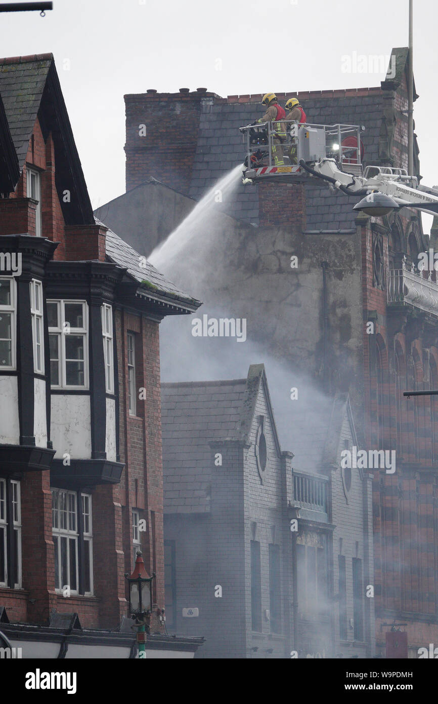 Berry St Liverpool Uk 15th August 2019 Fire Crews Are