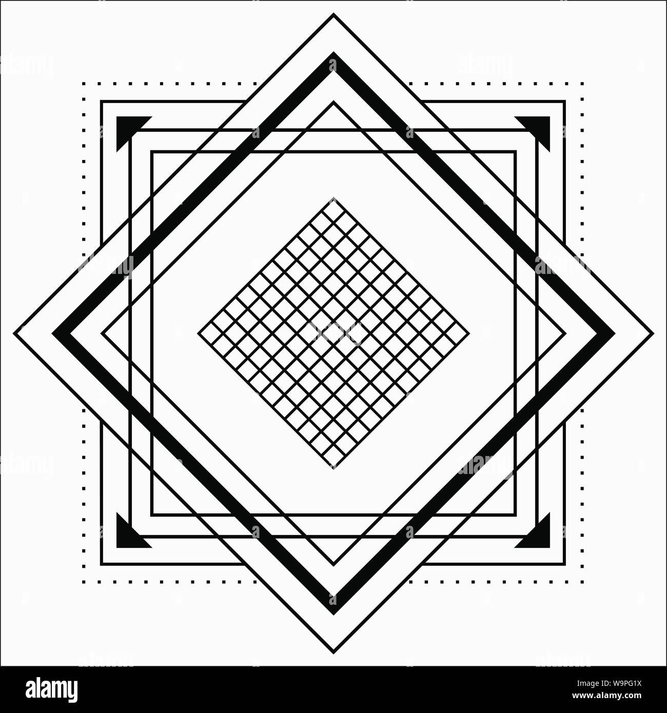 vector icon of geometry shape Stock Vector Image & Art - Alamy