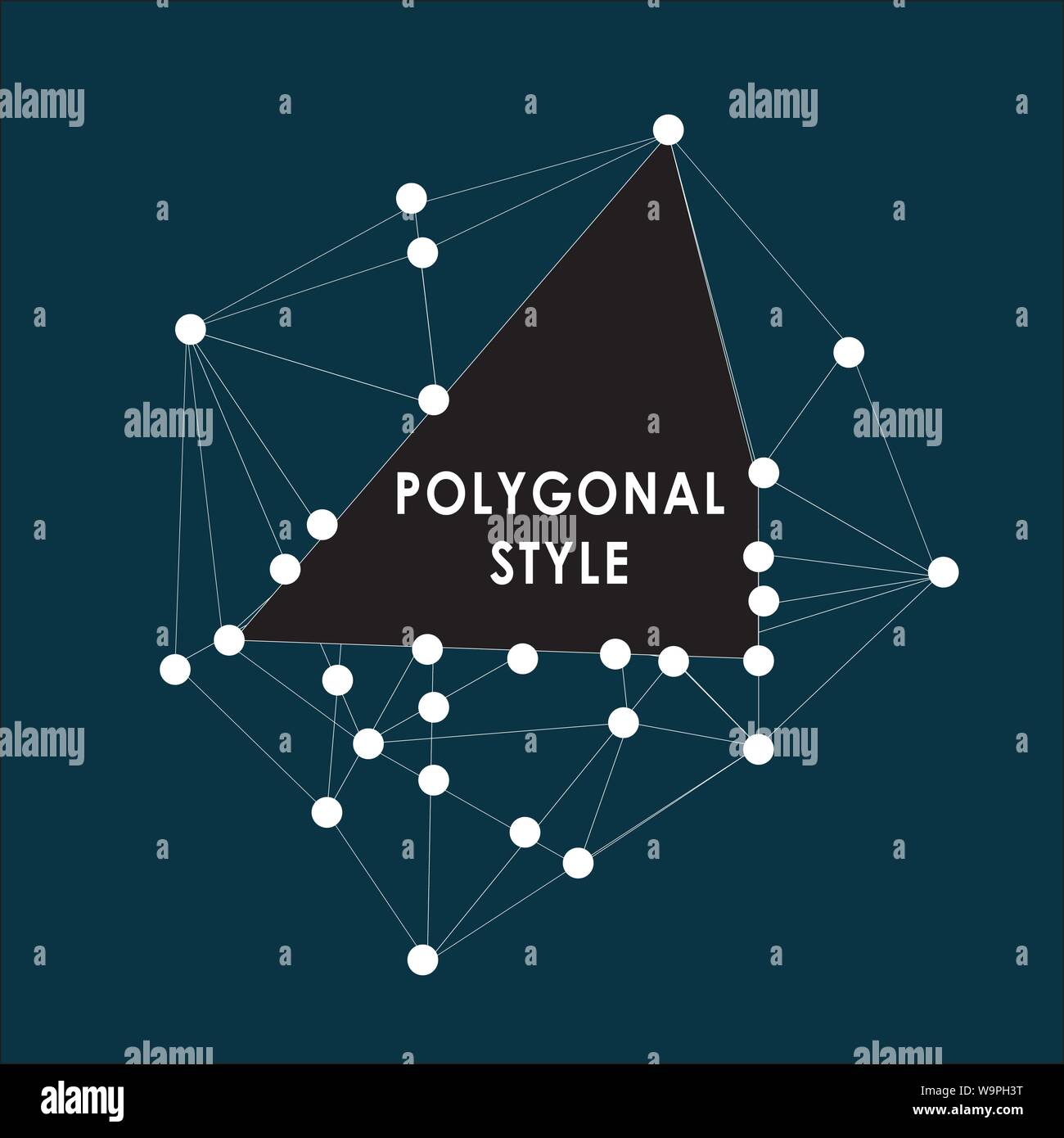 abstract polygon background Stock Vector Image & Art - Alamy