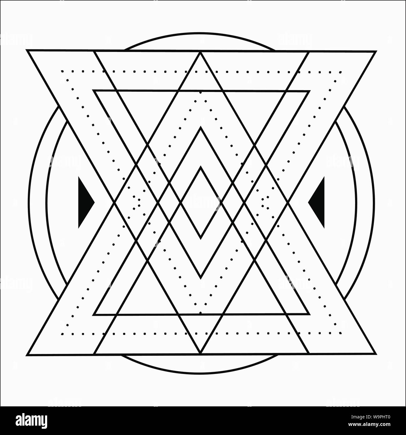 vector icon of geometry shape Stock Vector Image & Art - Alamy