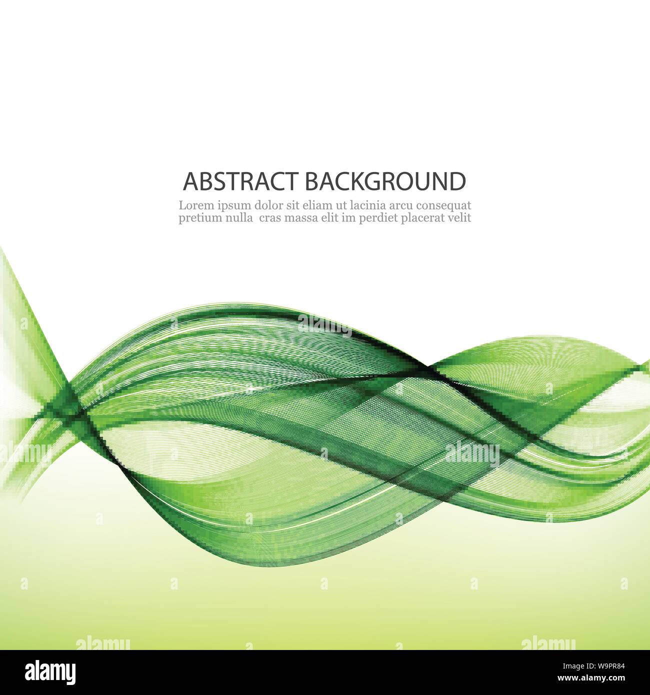 Vector Illustration of a Natural Green Background Stock Vector Image ...