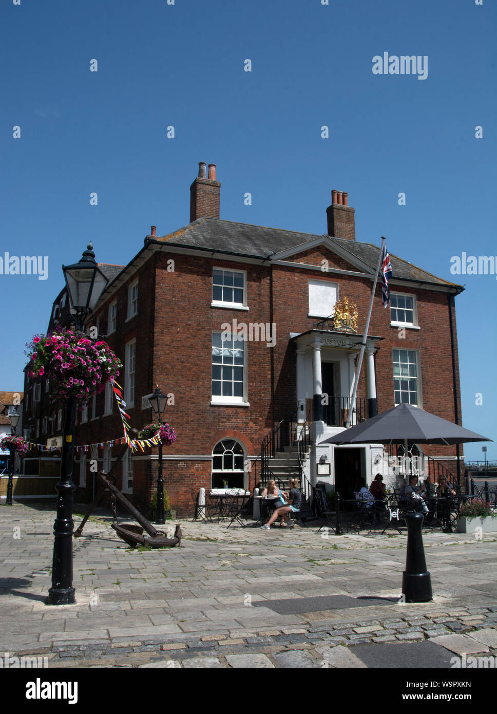 DOSET; POOLE; THE CUSTOM HOUSE AND RESTAURANT Stock Photo