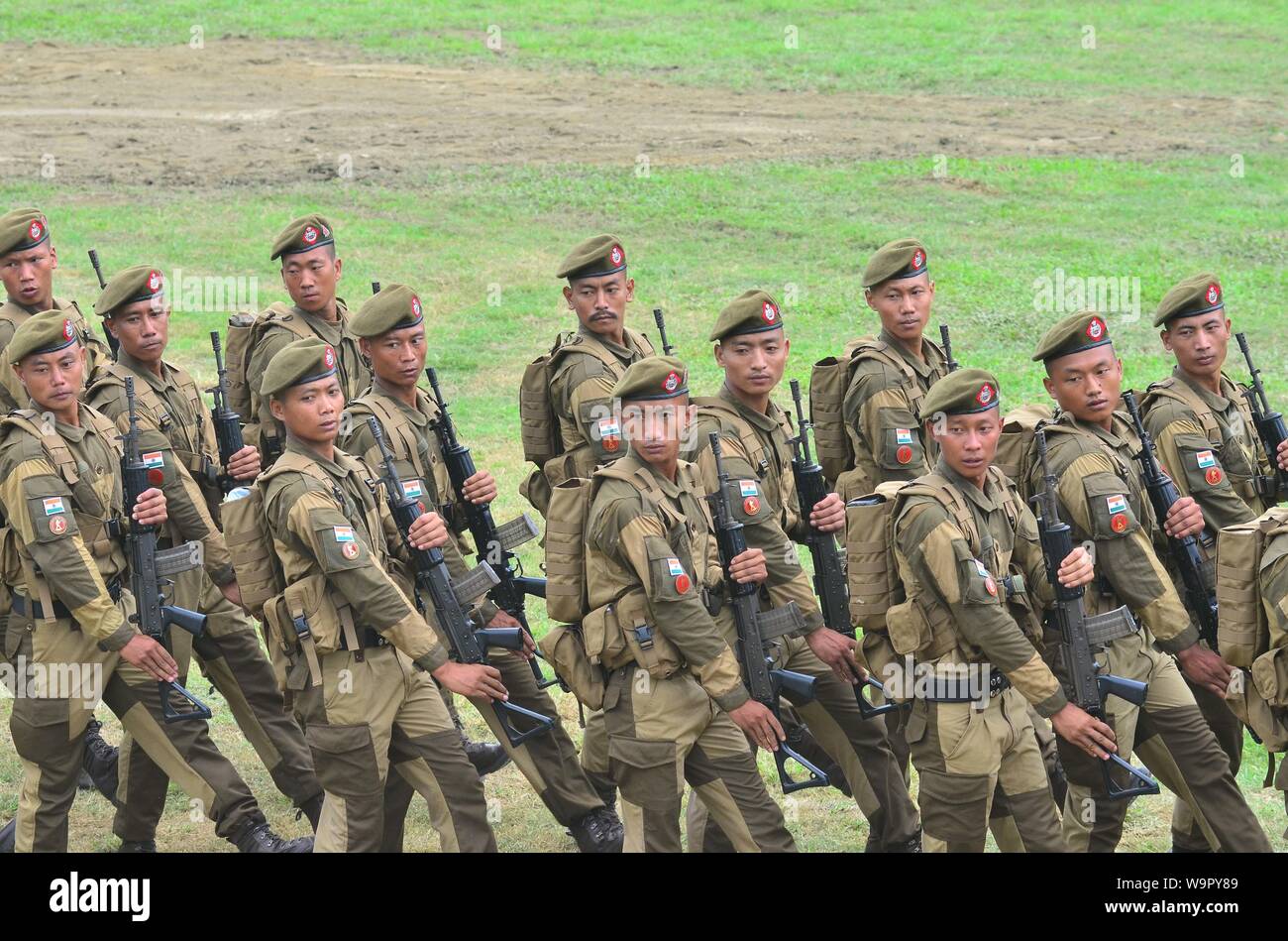 Dimapur, India. 15 August, 2019 Contingents of Special Task Force