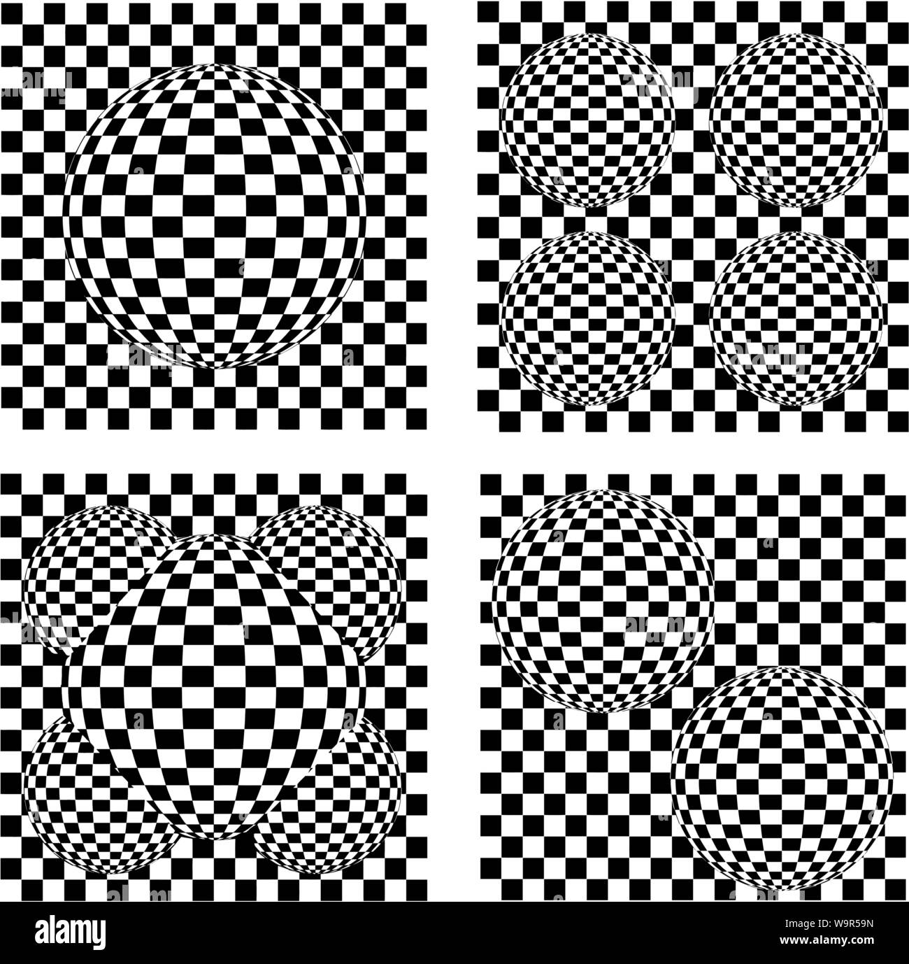 Abstract backgrounds - black and white Stock Vector Image & Art - Alamy