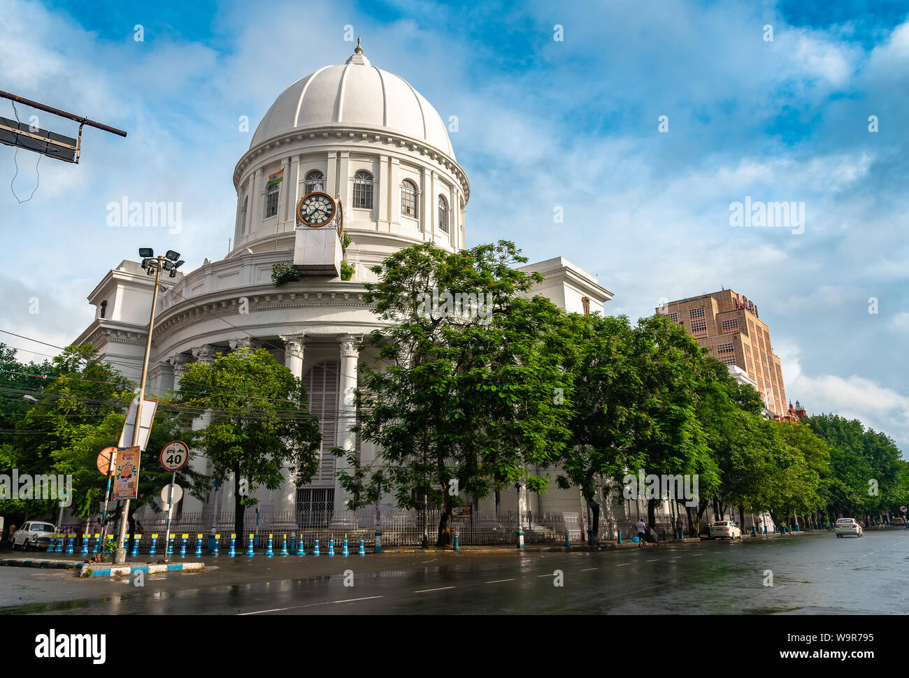 The exterior of The General Post Office, Kolkata, is the central post