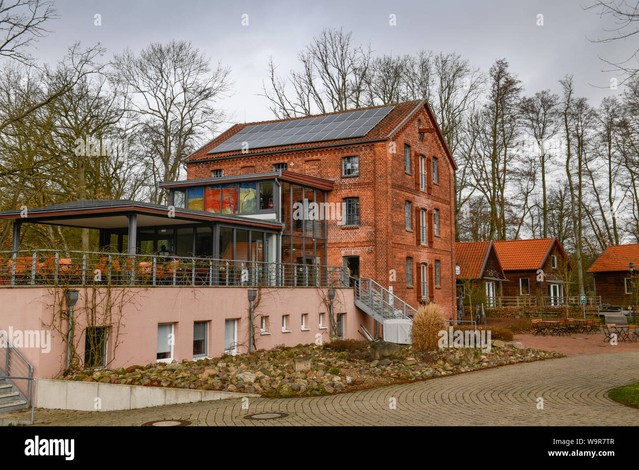 Woltersburger Muehle, Uelzen, Niedersachsen, Deutschland, Woltersburger Mühle Stock Photo