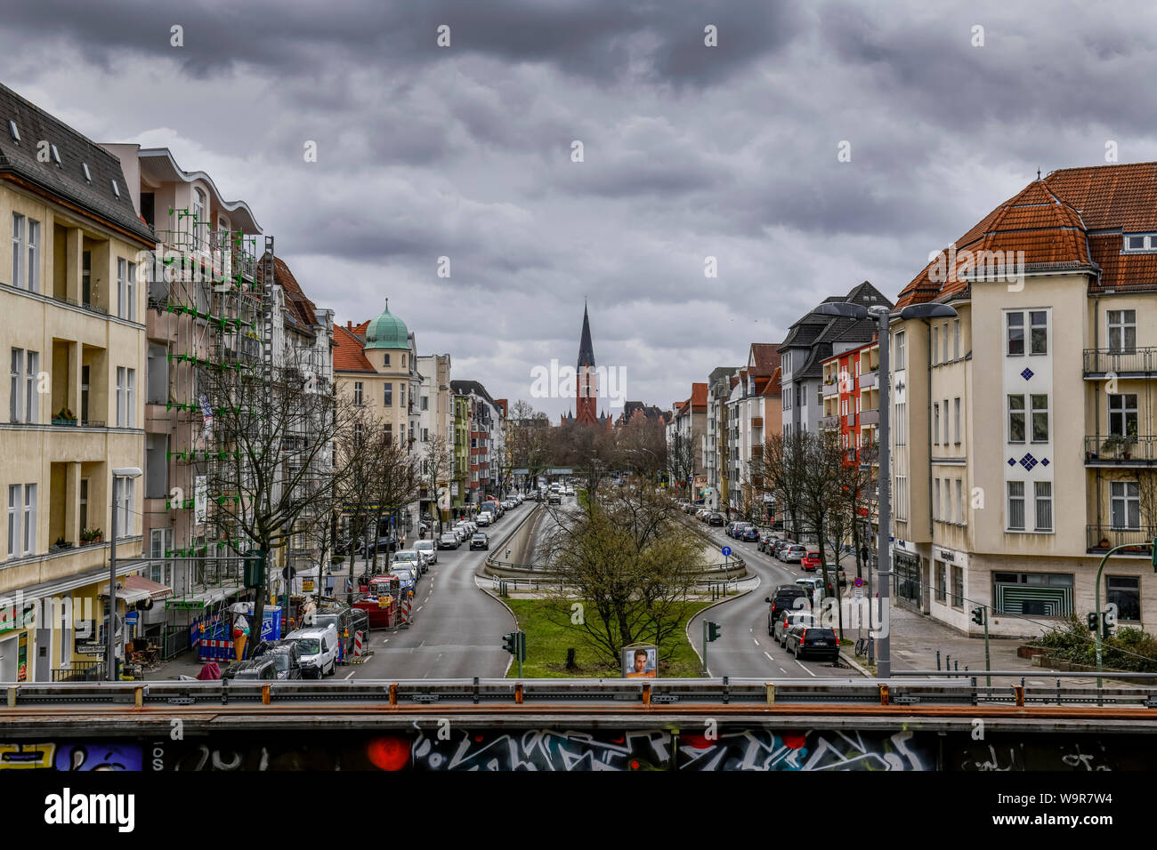 Bundesallee, Friedenau, Schoeneberg, Berlin, Deutschland Stock Photo