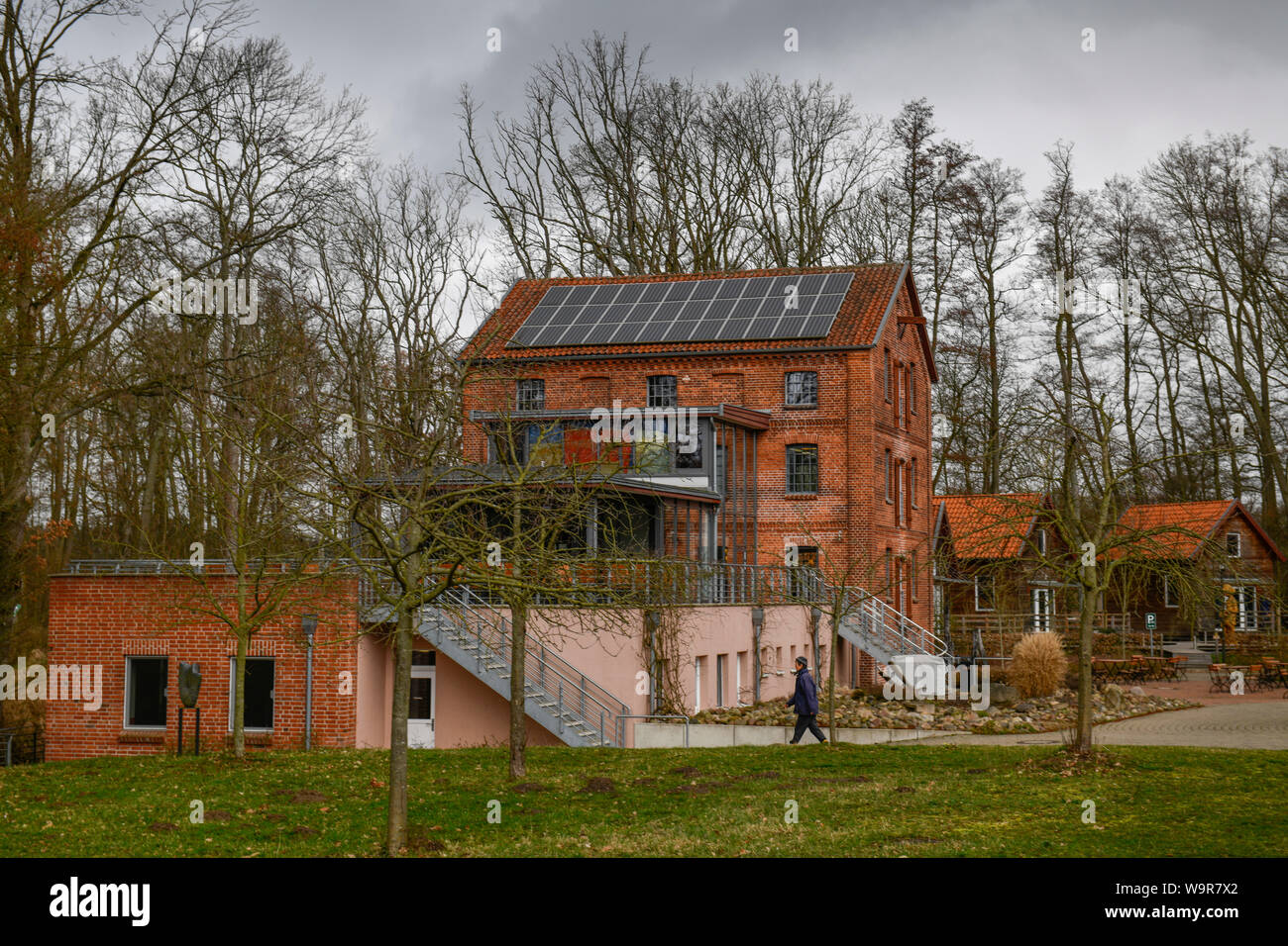 Woltersburger Muehle, Uelzen, Niedersachsen, Deutschland, Woltersburger Mühle Stock Photo