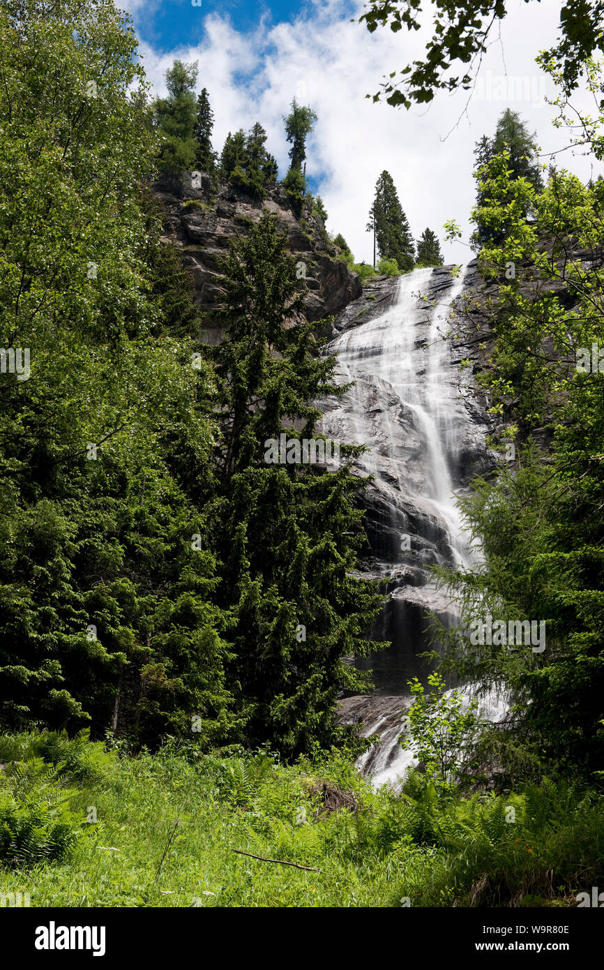 waterfall, malta valley high Tauern, Kaernten, Austria, Europe, Malta valley Stock Photo