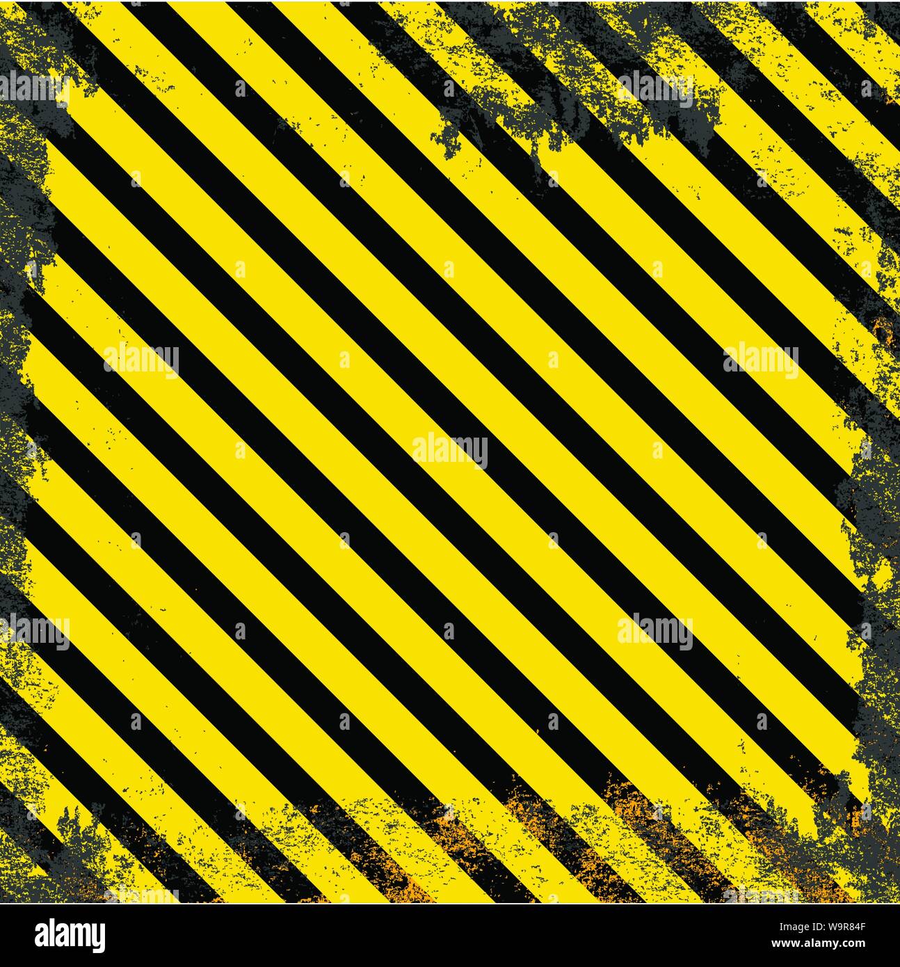 Vector grunge background with yellow stripes on black background Stock ...