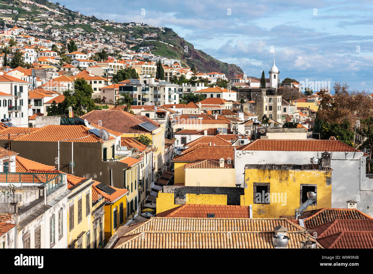historic city, Funchal, Madeira, Portugal Stock Photo