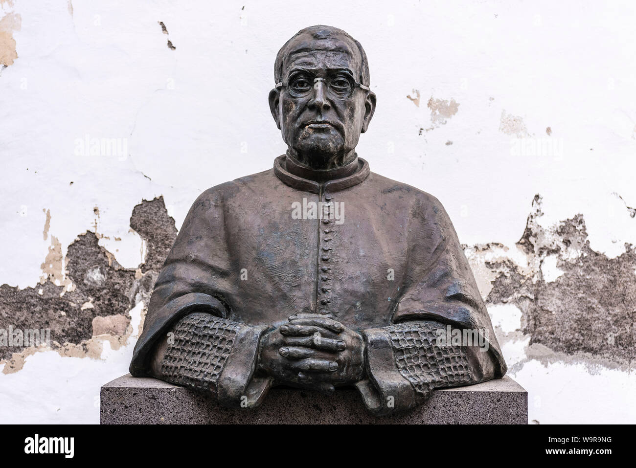 Francisco Andrade memorial, Funchal, Madeira, Portugal Stock Photo