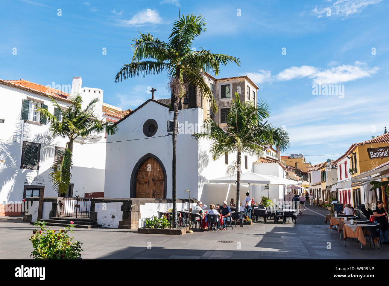 Corpo Santo church, Funchal, Madeira, Portugal Stock Photo