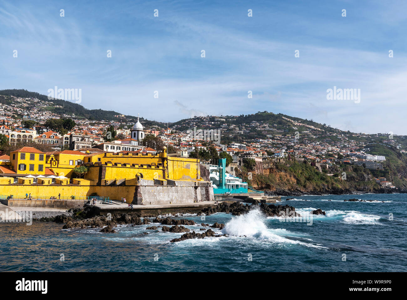 Sao Tiago fortress, Funchal, Madeira, Portugal Stock Photo