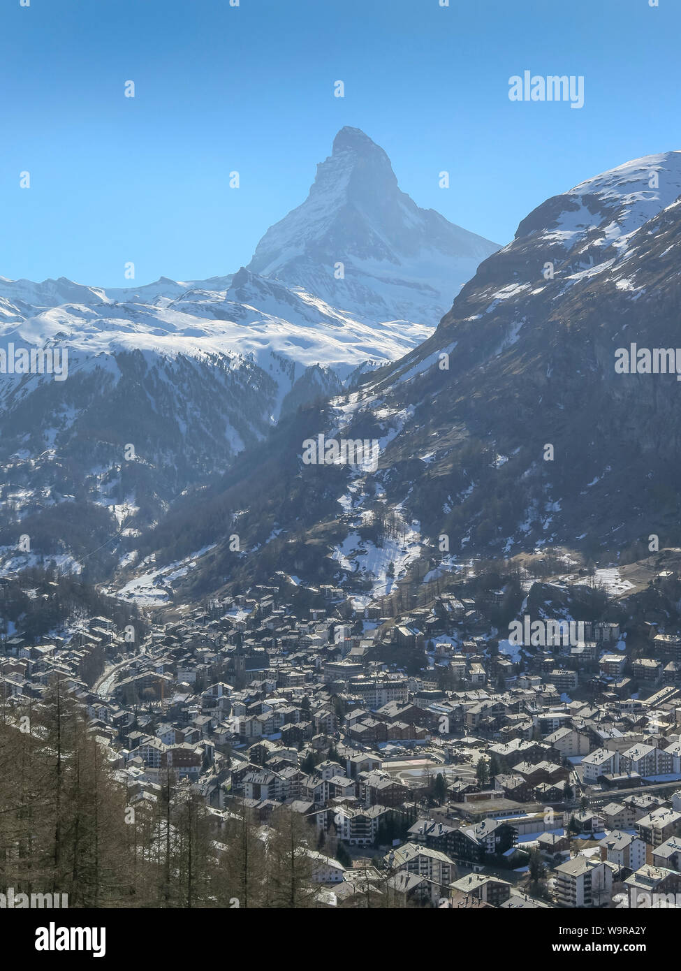 Matterhorn, Zermatt, Wallis, Schweiz Stock Photo