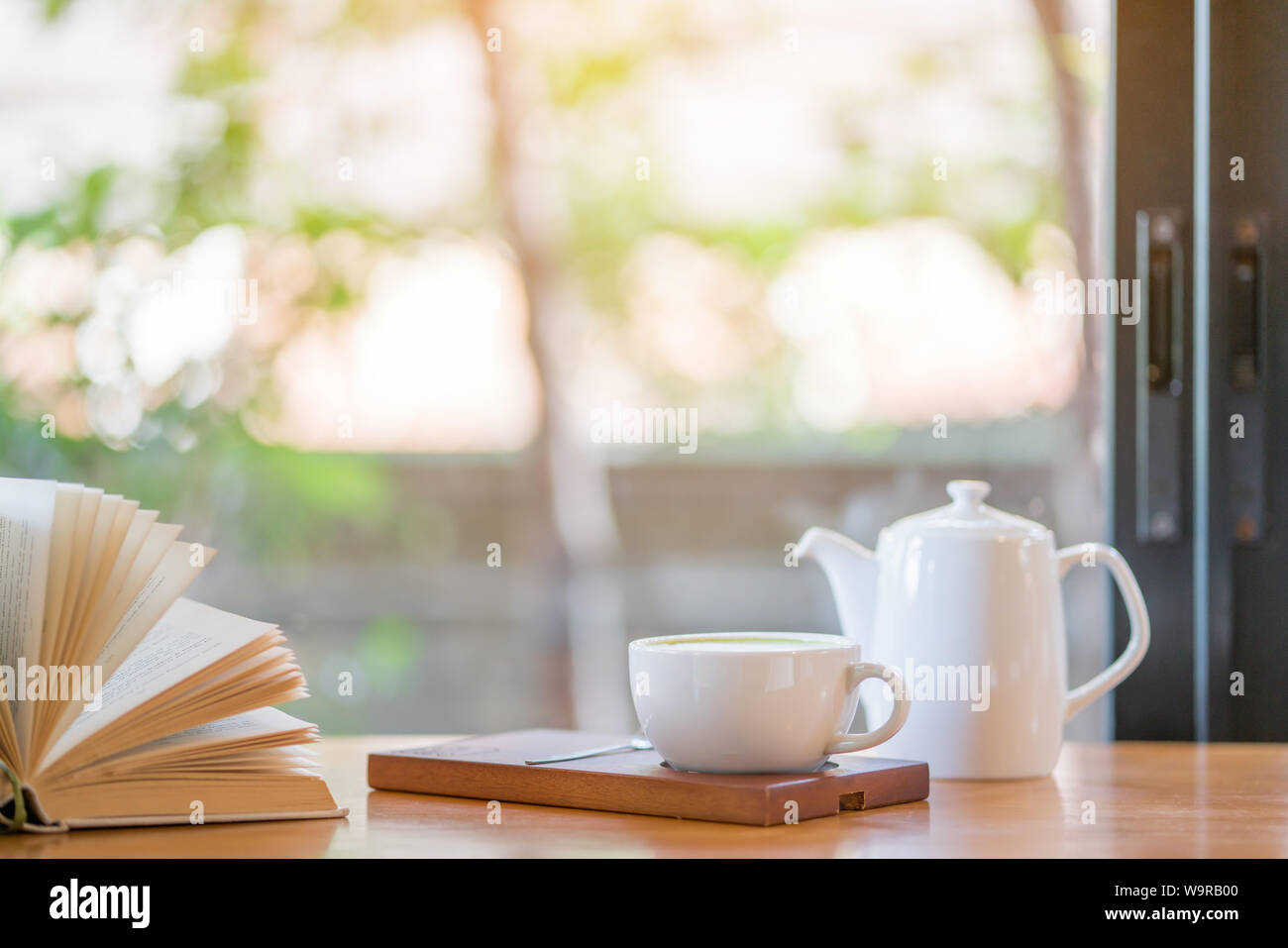 coffee cup and jar Stock Photo Alamy