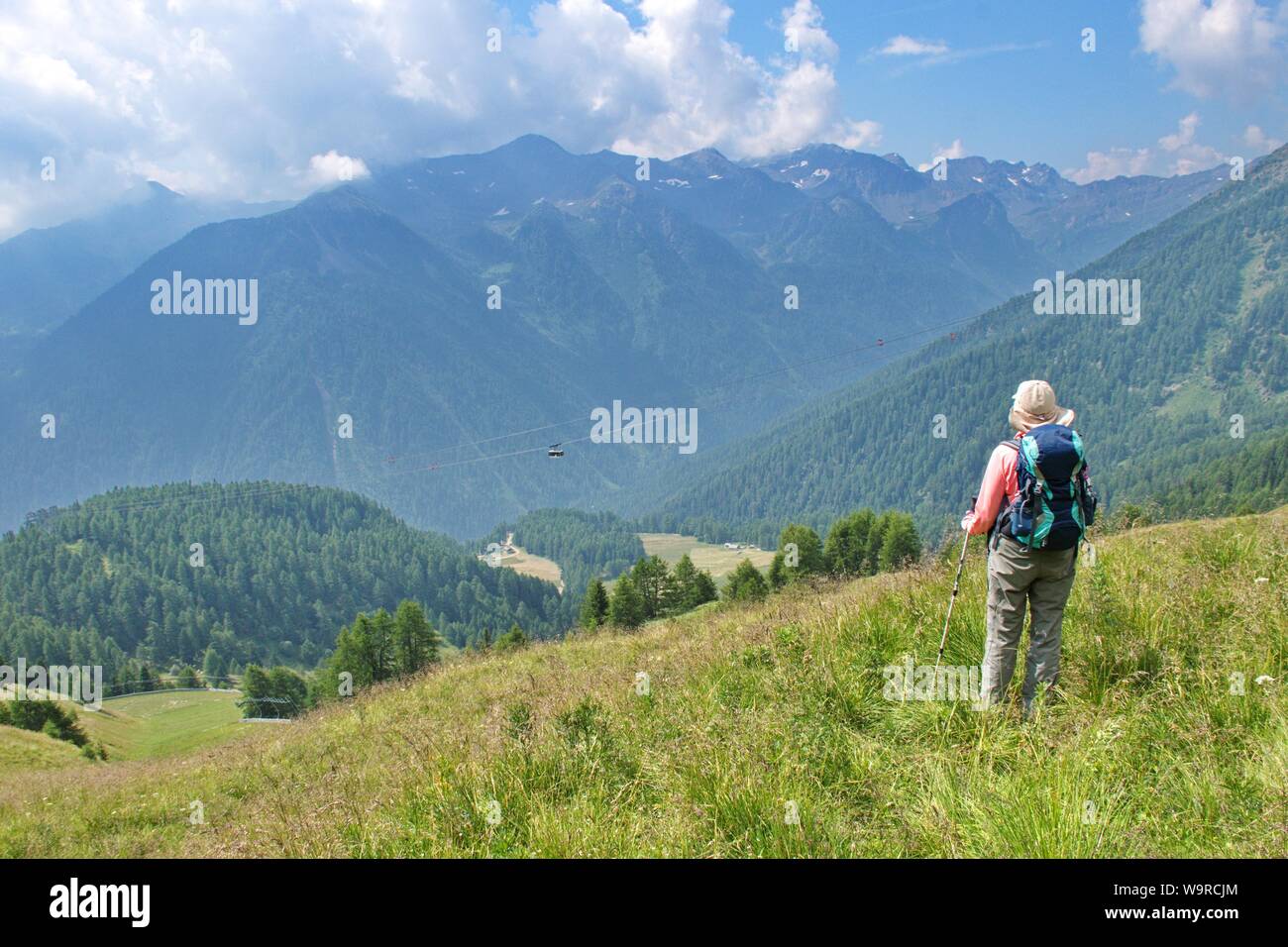Rear view mature woman in hi-res stock photography and images - Alamy