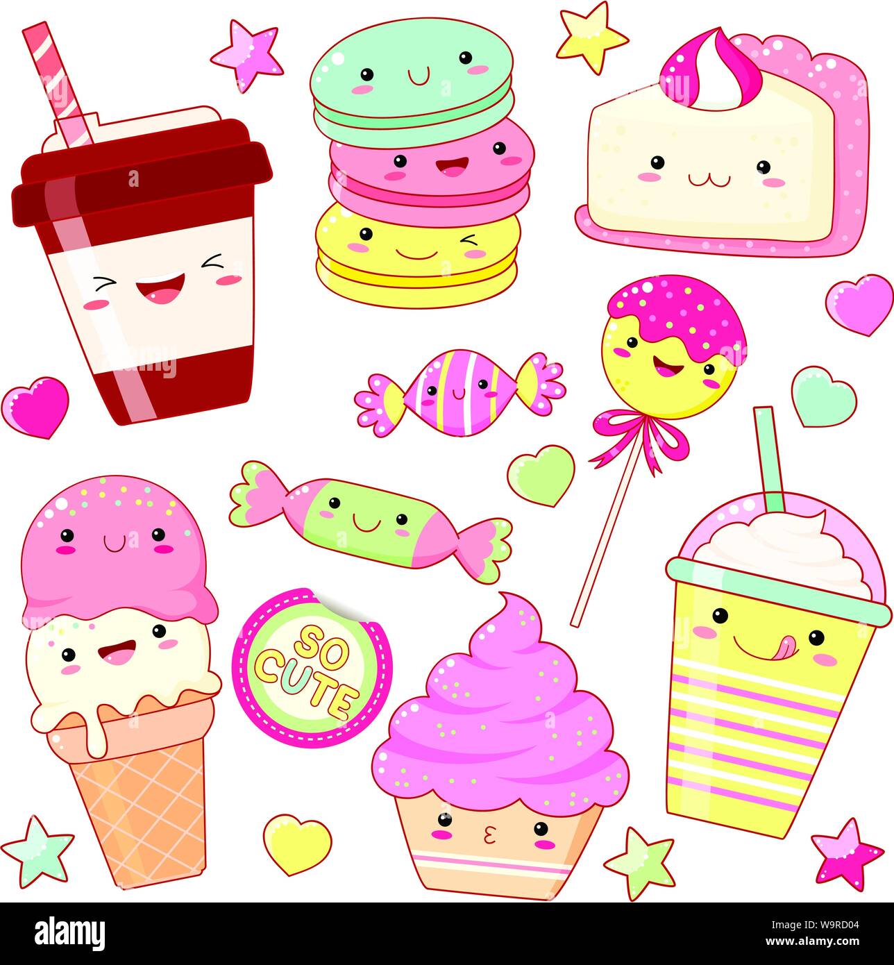 Sweets Stickers for Sale  Cute easy drawings, Cute doodles, Kawaii drawings