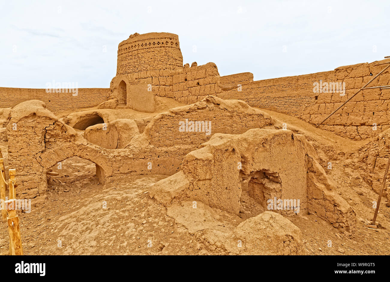 Meybod Narin Castle Iran Stock Photo Alamy