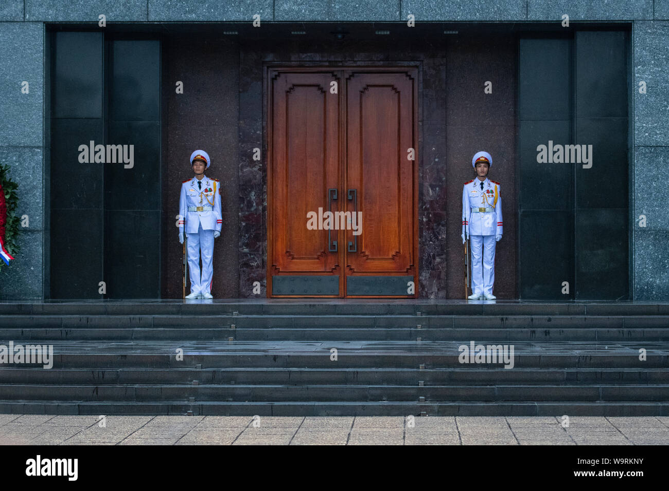 Asia, Asien, Southeast Asia, Vietnam, Northern, Hanoi, Capitol, Ho Chi Minh Mausoleum *** Local Caption *** Stock Photo