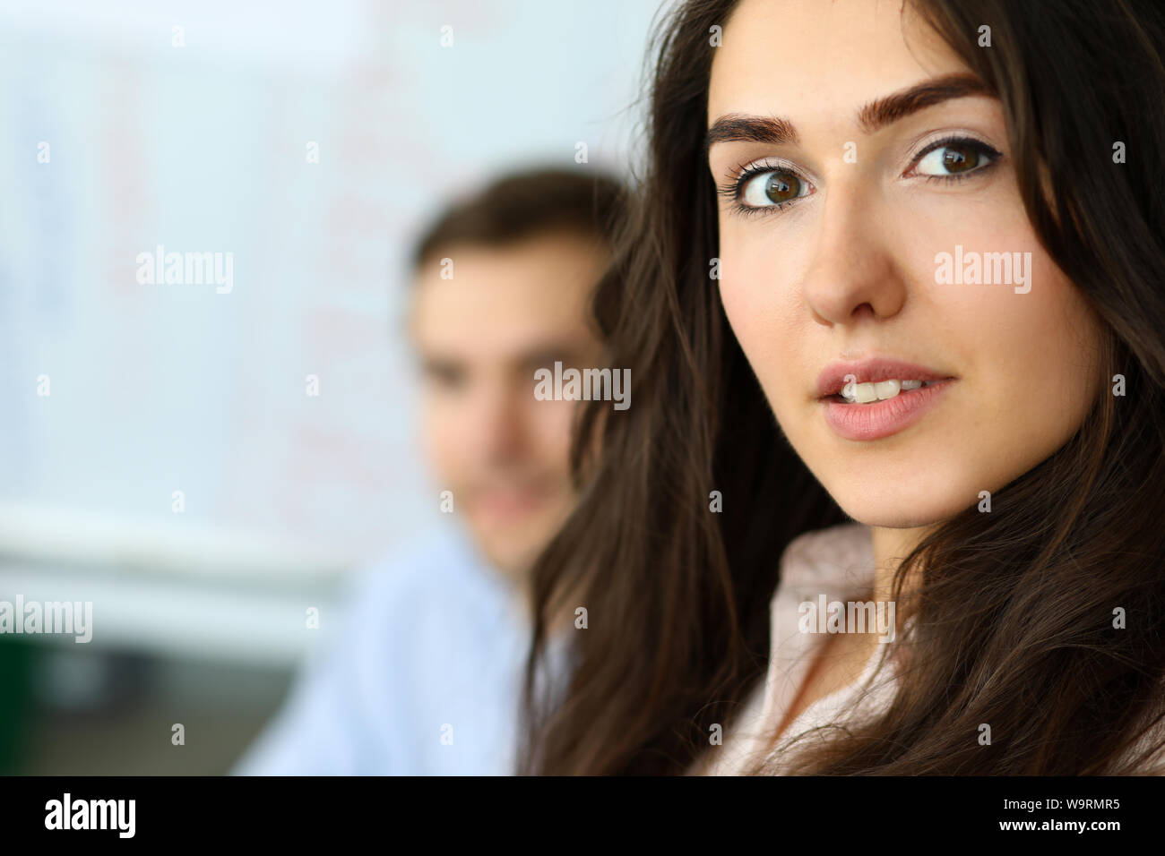 Beautiful business lady Stock Photo - Alamy