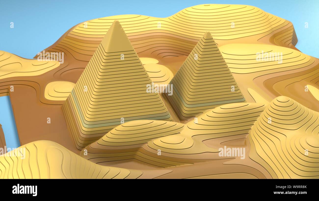 Egyptian Pyramid Diagram High Resolution Stock Photography and Images ...