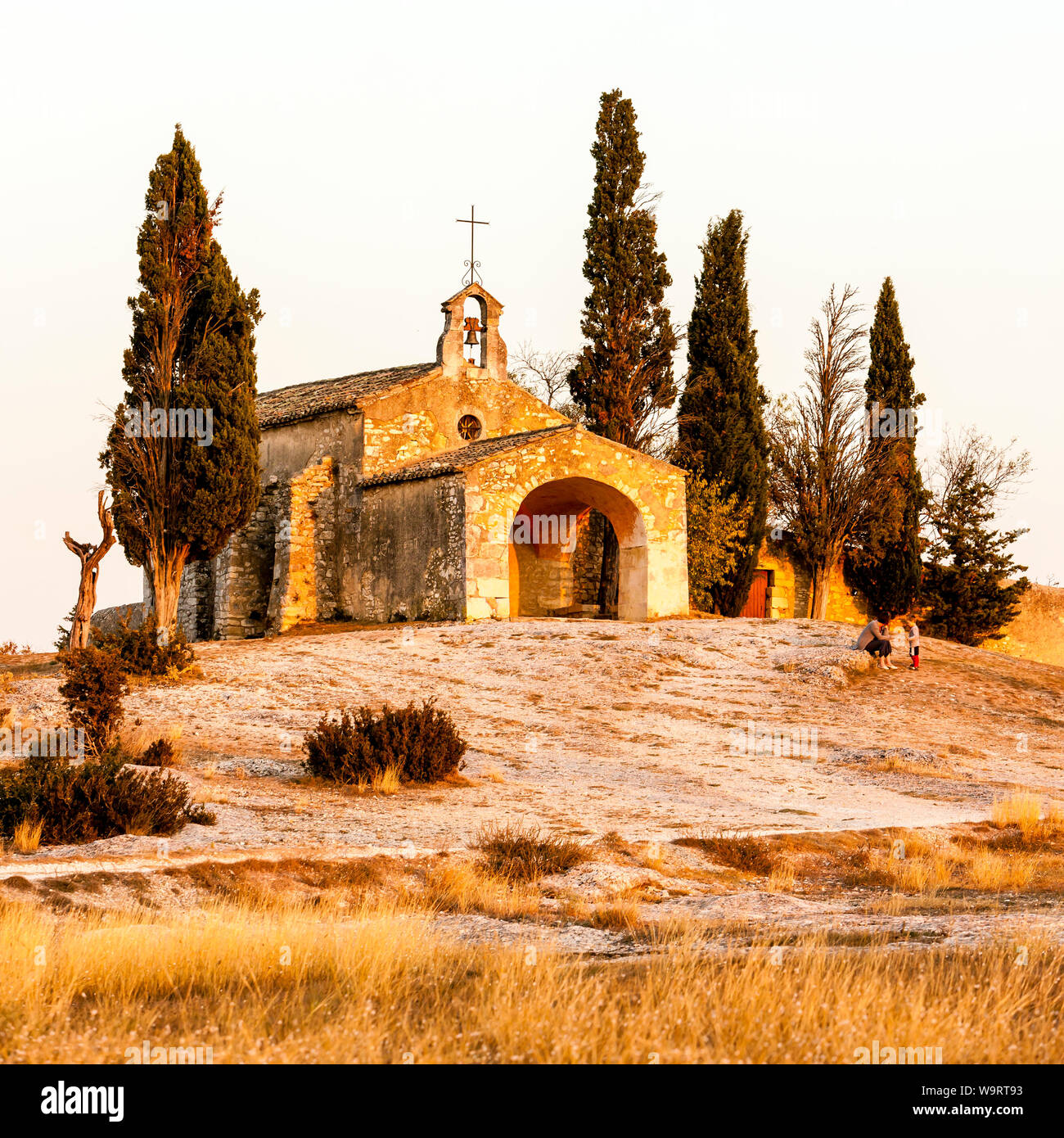 Chapel St. Sixte near Eygalieres, Provence, France Stock Photo Alamy