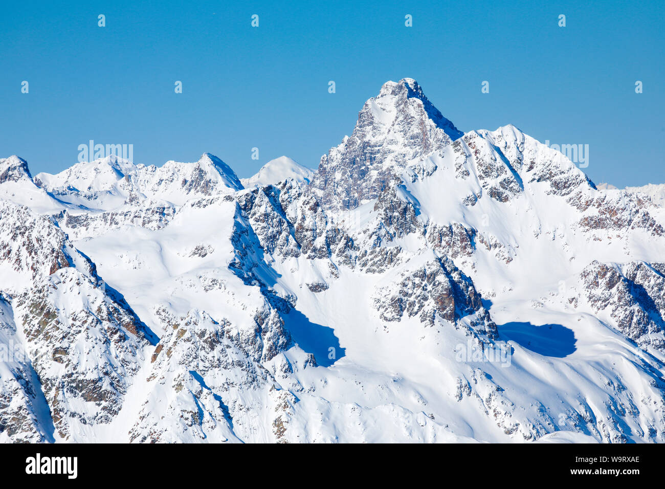 Piz Ela - 3339 m, Aussicht von Piz Corvatsch, Graubünden, Schweiz, 30063604 *** Local Caption *** Stock Photo