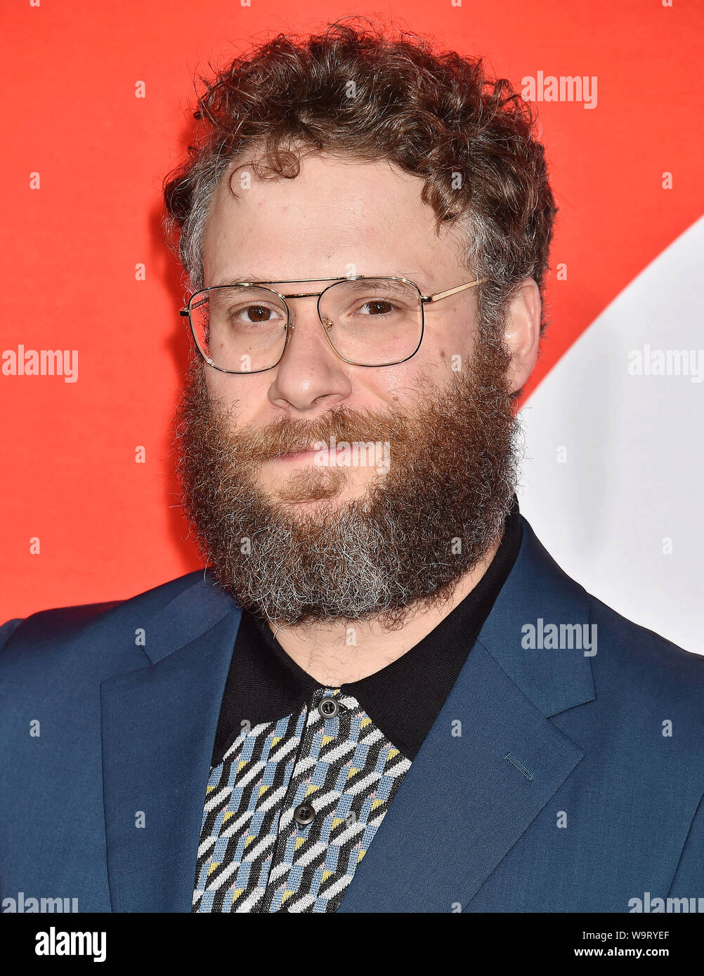WESTWOOD, CA - AUGUST 14: Seth Rogen attends the Premiere Of Universal Pictures' 'Good Boys' at Regency Village Theatre on August 14, 2019 in Westwood, California. Stock Photo