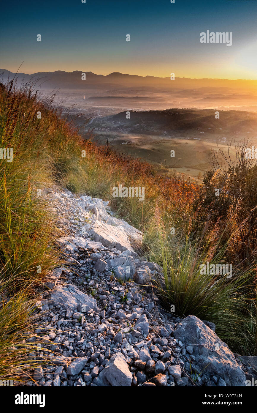 The land of the rising sun 2 - in honour of Tolkien Stock Photo