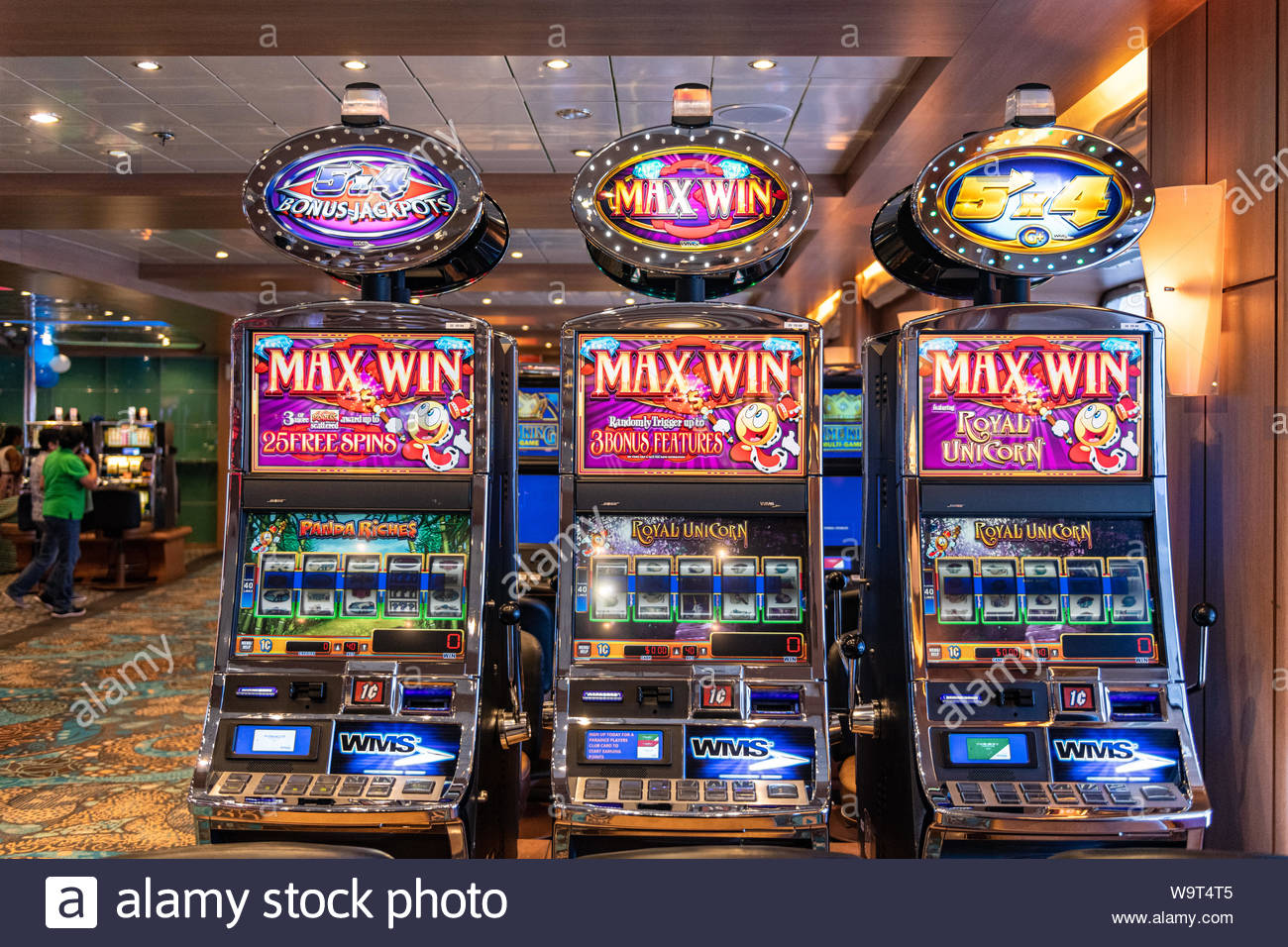 Electronic gambling machines