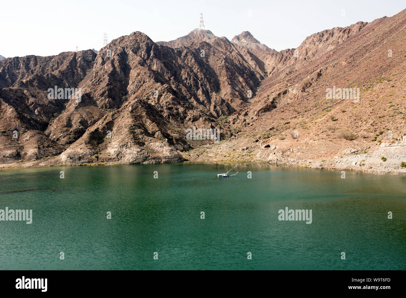 Water Reservoir in Sharjah Stock Photo