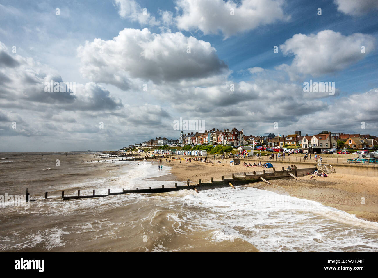 Southwold beach in East Anglia Stock Photo
