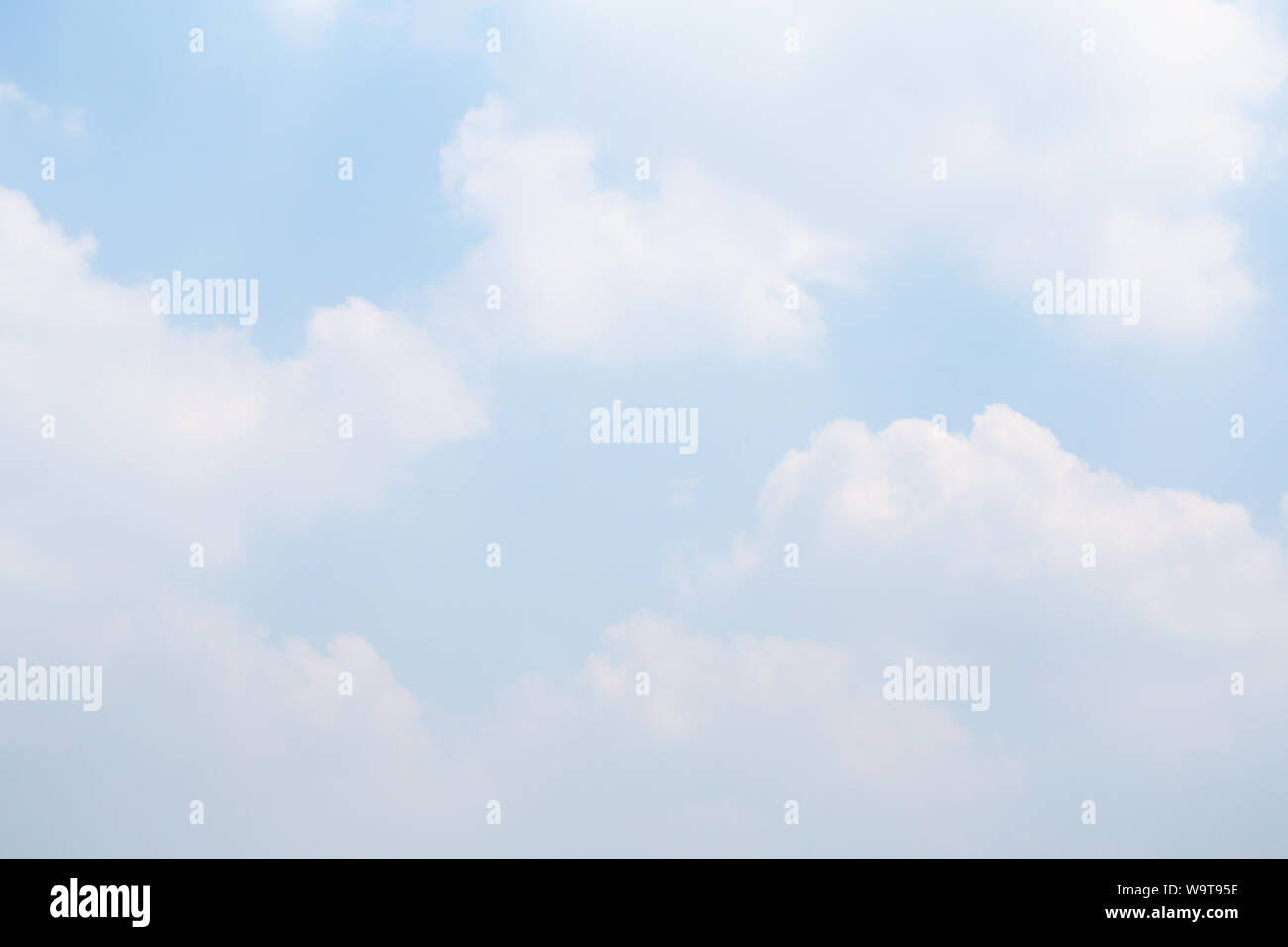 the cloudy on fine blue sky for background Stock Photo