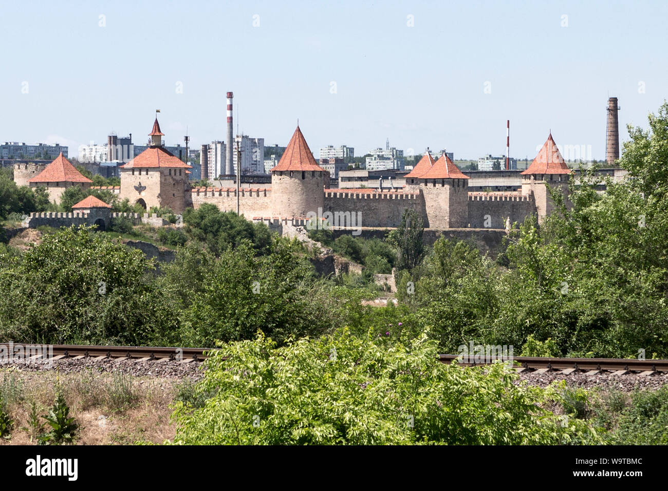 Bender aka Bendery, (Tighina) Fortress, initially built by the Ottomans, Transnistria Moldova Stock Photo