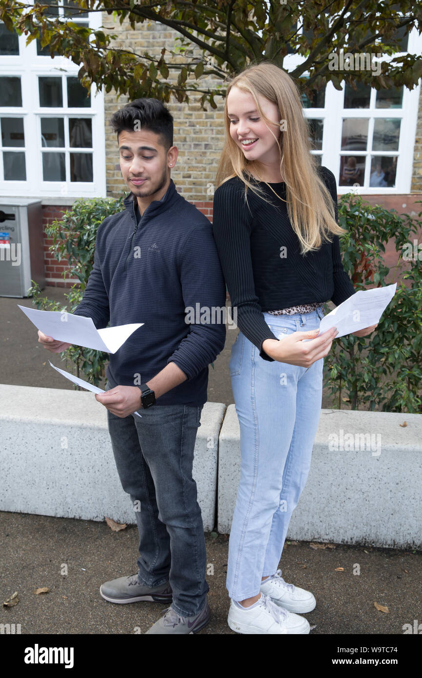 Kingston Upon Thames UK 15th August 2019 Kingston Grammar School kingston-upon-thames-uk-15th-august-2019-kingston-grammar-school