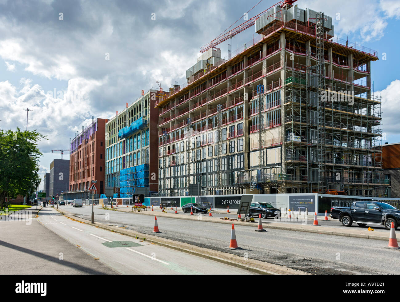 The St Gardens (right), City Gardens (centre) and Sky Gardens (left) apartment blocks