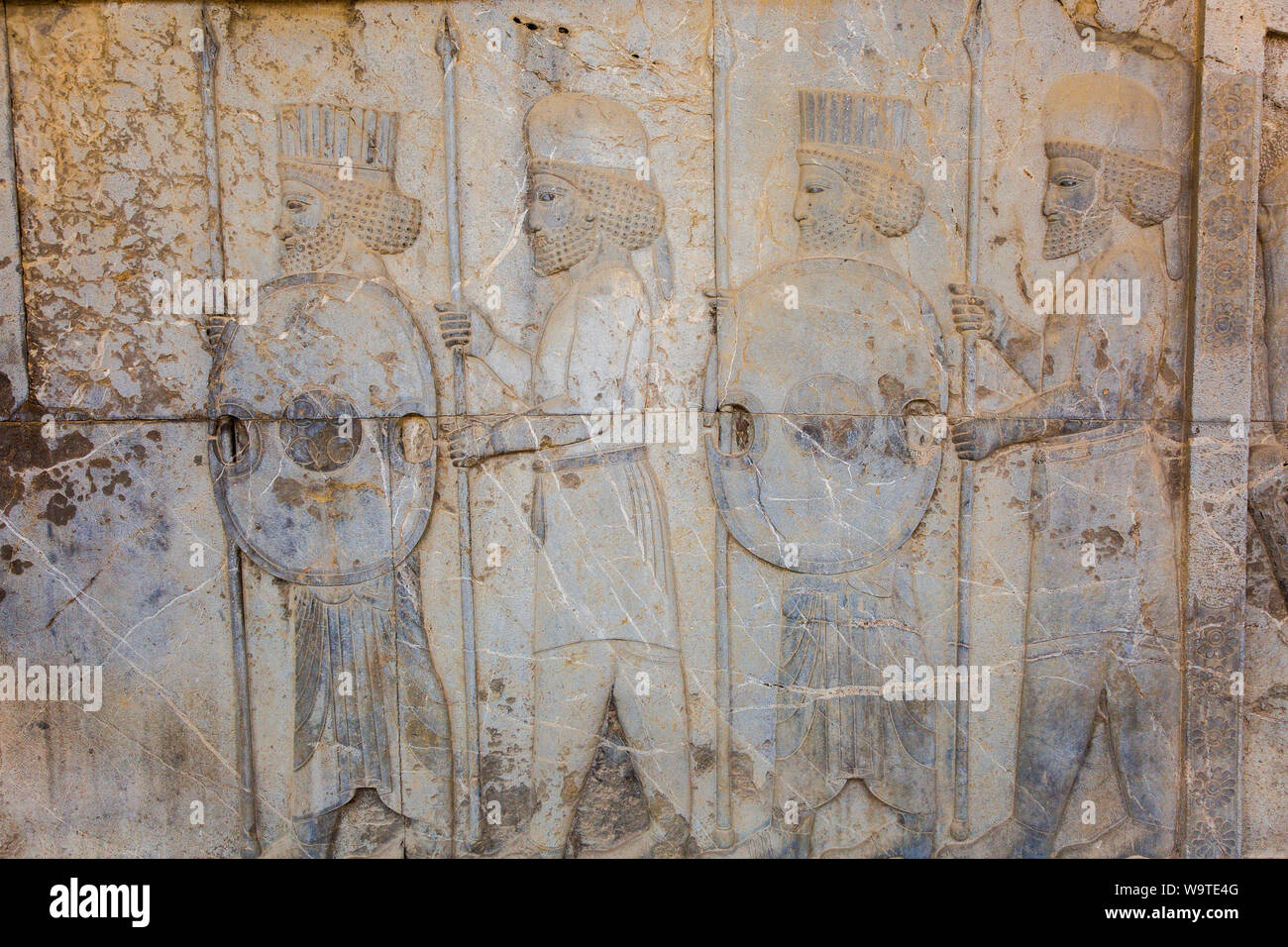 Bas-relief in the apadana palace staircase Stock Photo - Alamy