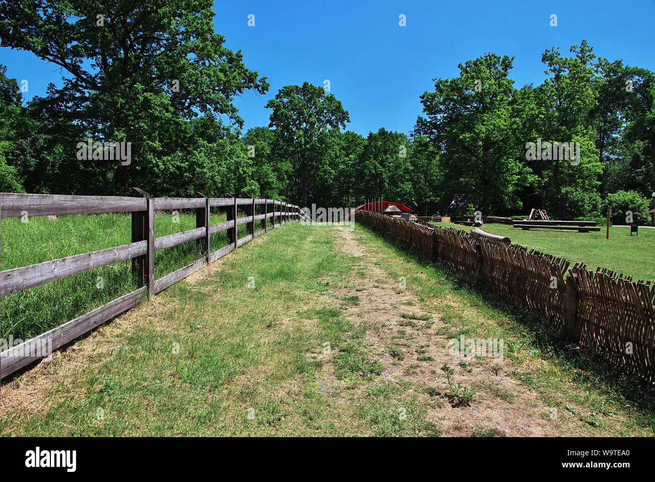 Santa Claus estate in Belarus Stock Photo Alamy