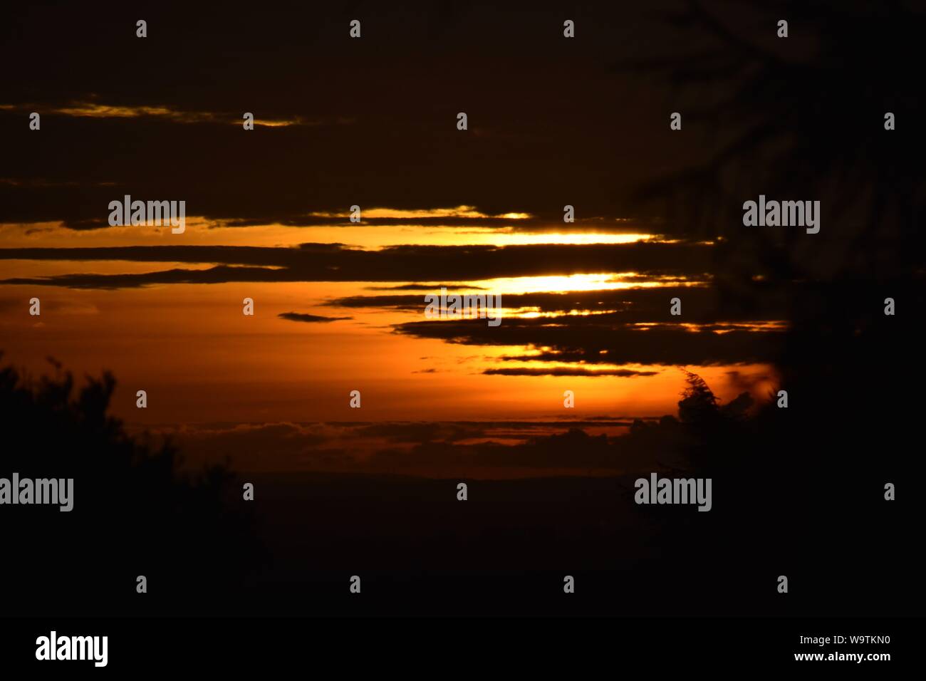 Sunrise Paisley Braes Stock Photo - Alamy