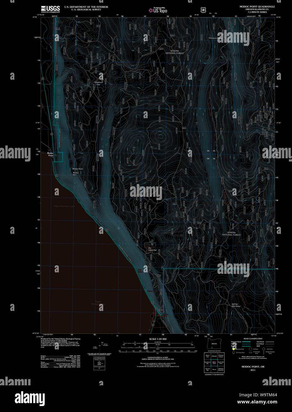 Modoc map hi-res stock photography and images - Alamy