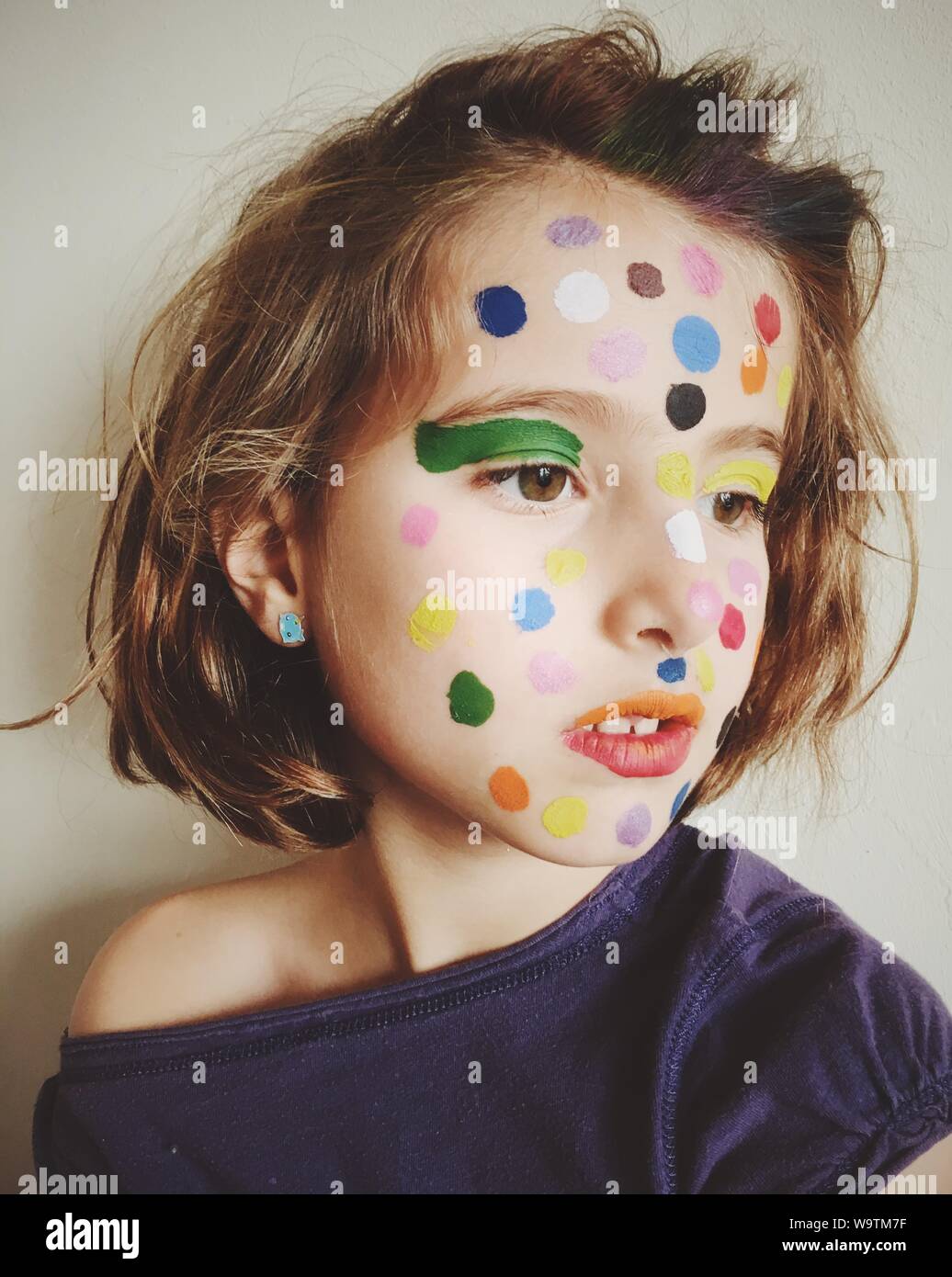 Polka dot face hi-res stock photography and images - Alamy