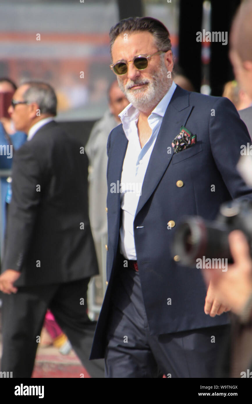 Los Angeles, CA, USA. Andy Garcia at "Book Club" Los Angeles Premiere, at Regency Village Theatre, in Los Angeles, CA, USA. 6th May 2018.  Ref: LMK88-J1980GUIL-080518 Guillermo Proano /Landmark Media Stock Photo