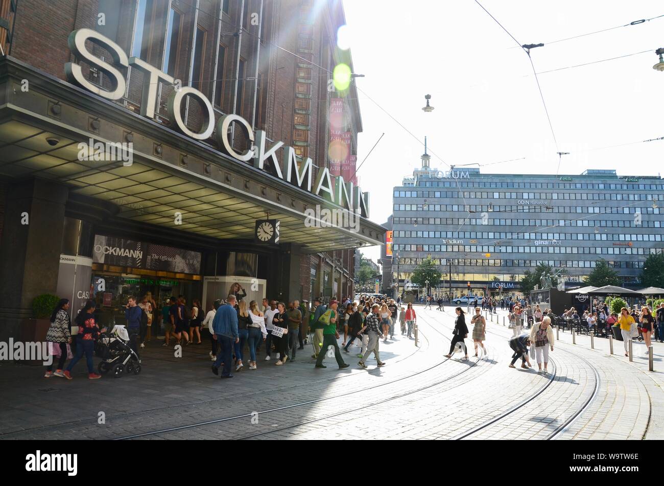 Stockmann's department store, city centre, Helsinki, Finland Stock