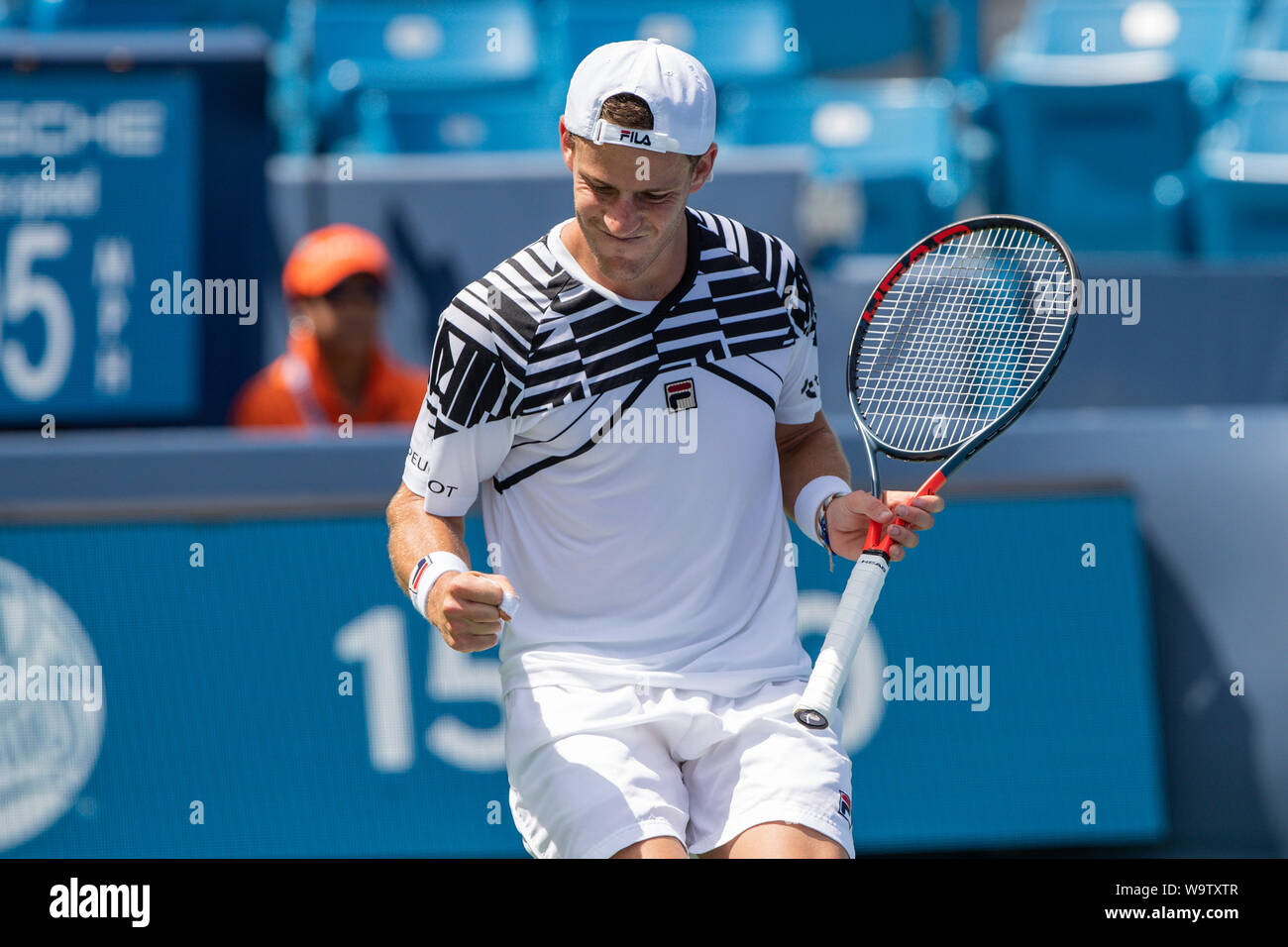 Mason Ohio Usa 15th Aug 2019 Diego Schwartzman Arg Reacts After Winning A Point During Thursday S