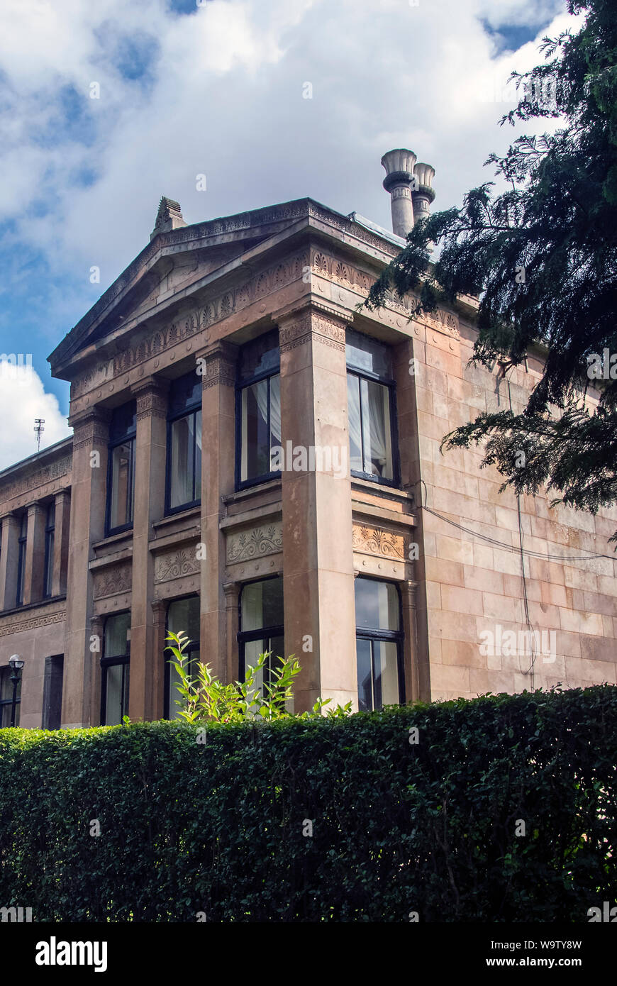 Glasgow, Scotland, UK. 13th August 2019 Moray Place in the Southside