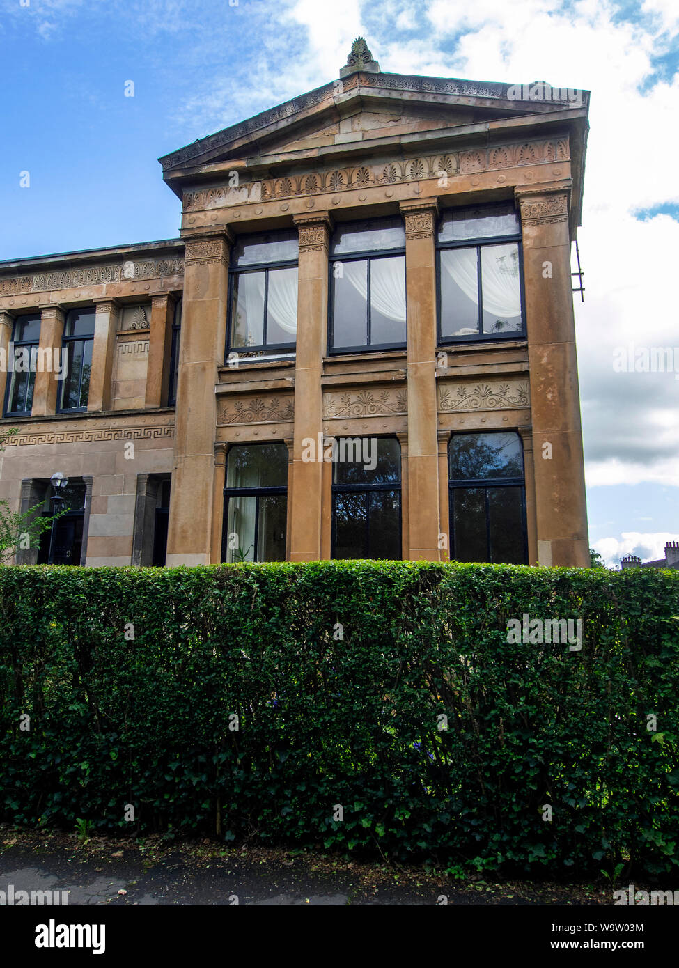 Glasgow, Scotland, UK. 15th August 2019 Moray Place in the Southside