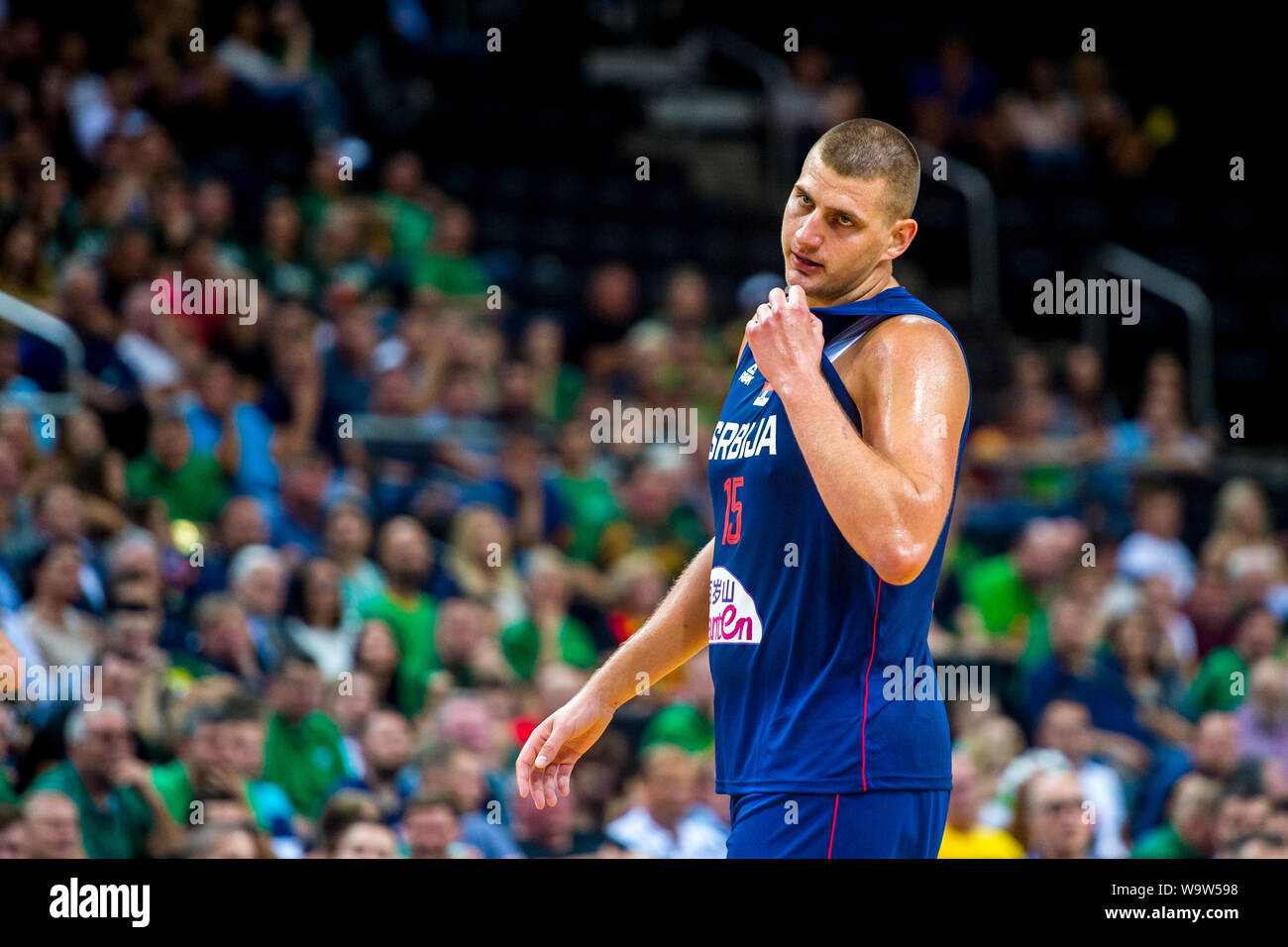 Serbian team player Nikola Jokic Stock Photo