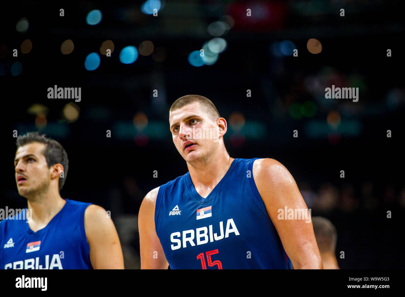 Serbian team player Nikola Jokic Stock Photo